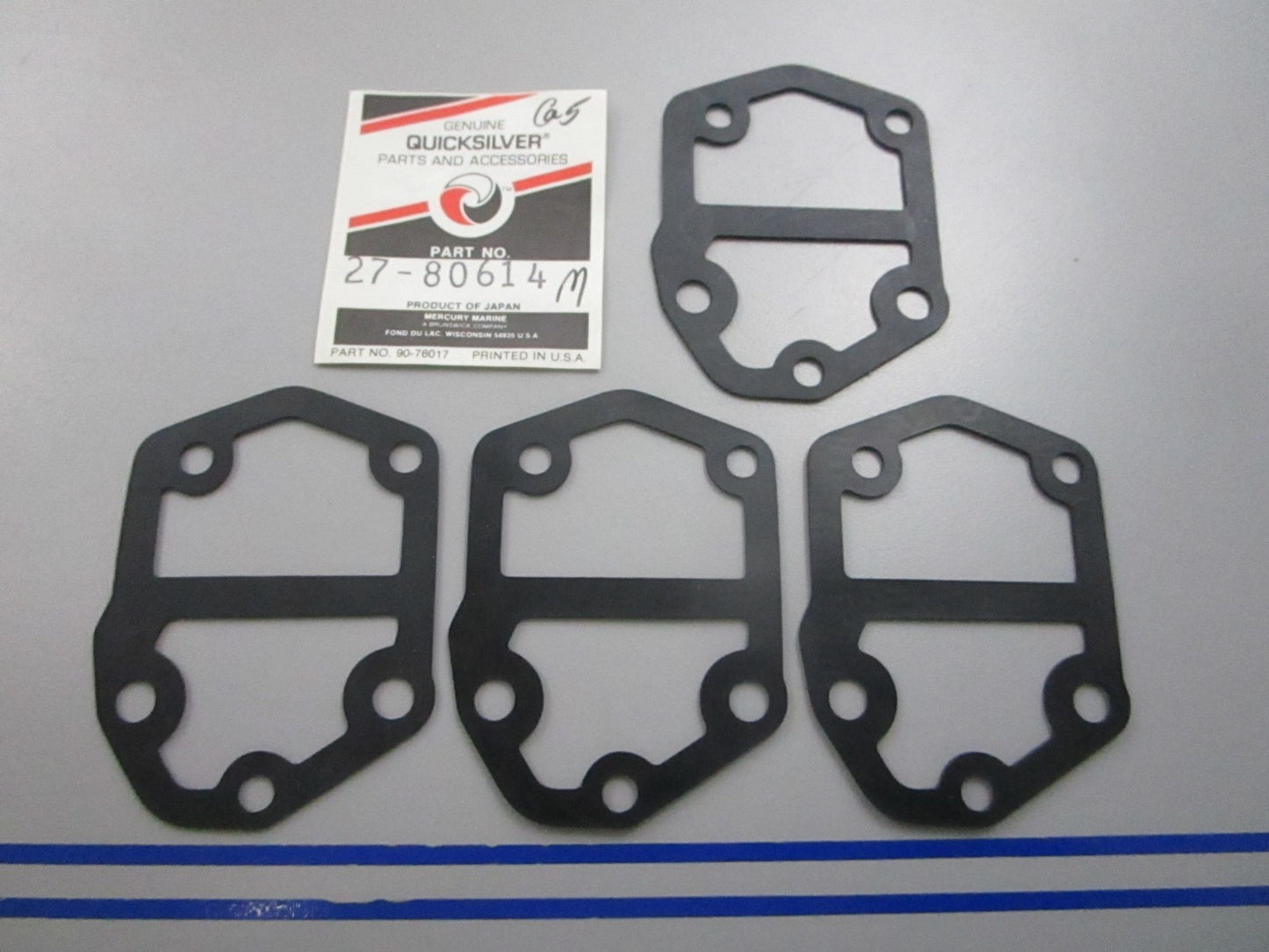 NEW OEM (LOT OF 4) 27-80614M Mercury Quicksilver Gasket 0810