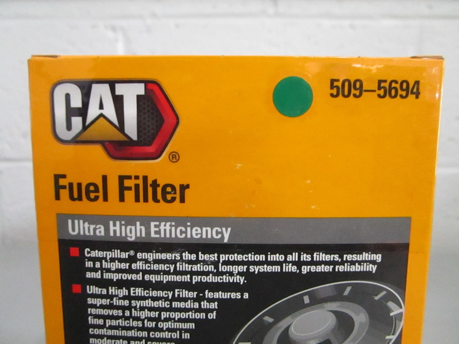 Caterpillar 509-5694 NEW OEM Secondary Fuel Filter C7.1 Excavator Loader 0820