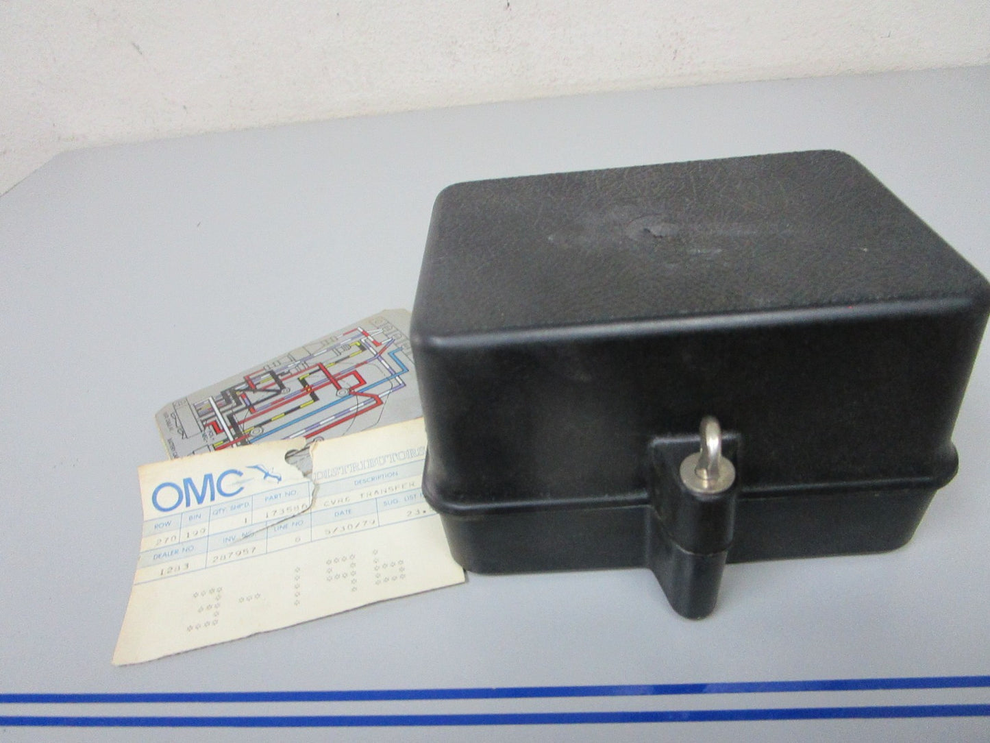 NEW OEM 173586 OMC Johnson Evinrude 78'- 92' Electrical Cover & Transfer Ay 0720