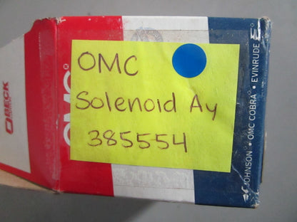 NEW OEM 385554 0385554 OMC Johnson Evinrude Solenoid Ay 0820