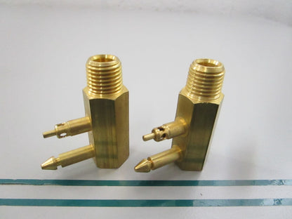 NEW (LOT OF 2) 7-0910 Marpac 1/4 NPT Brass Male Fitting 0810