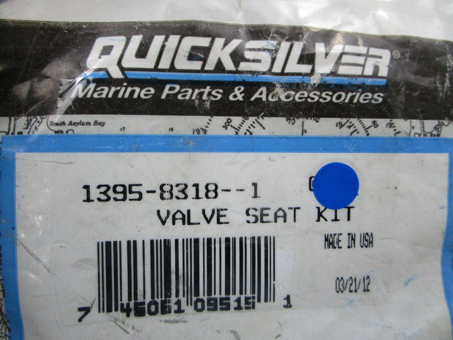 NEW OEM 1395-8318-1 Mercury Quicksilver Valve Seat Kit 0810