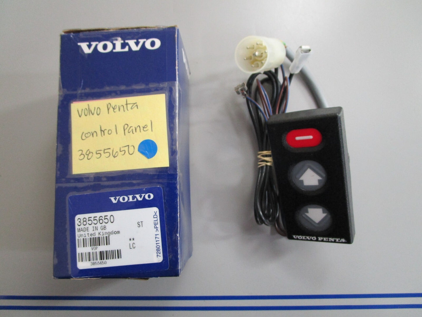 *NEW OEM* 0820 Volvo Penta Control Panel 3855650