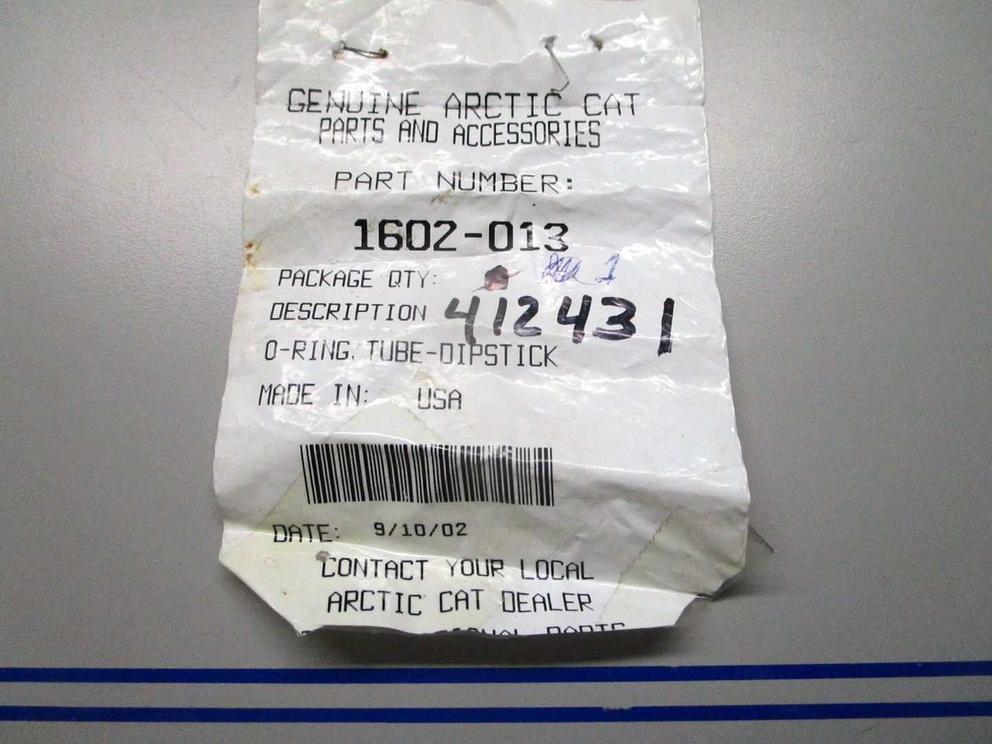*NEW OEM* 0810 Arctic Cat Dipstick Tube O-Ring 1602-013