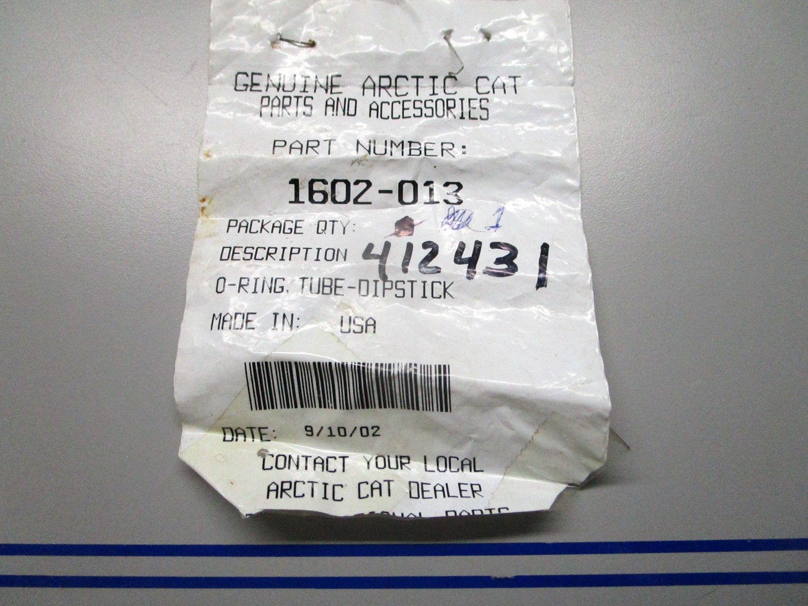 *NEW OEM* 0810 Arctic Cat Dipstick Tube O-Ring 1602-013
