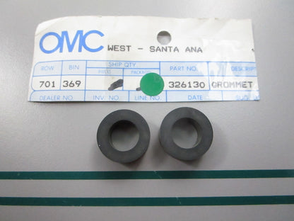 NEW OEM (LOT OF 2) 326130 0326130 OMC Johnson Evinrude Grommet 0810