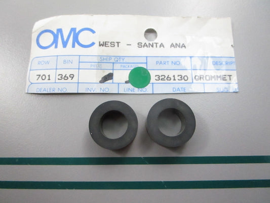 NEW OEM (LOT OF 2) 326130 0326130 OMC Johnson Evinrude Grommet 0810
