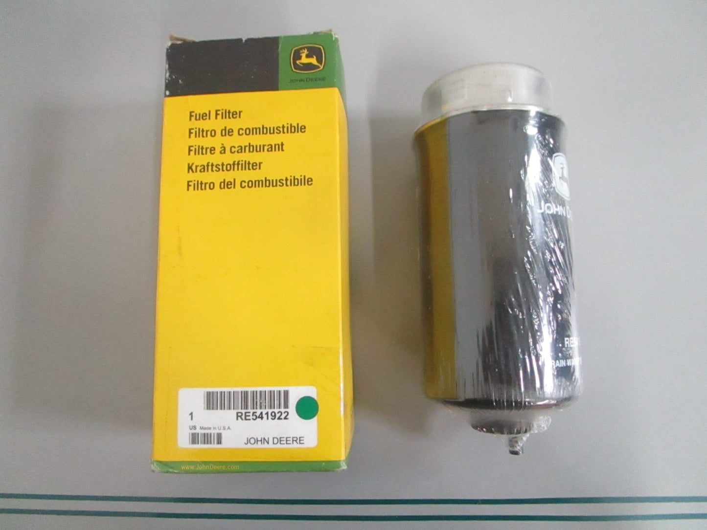 John Deere RE541922 Primary Fuel Filter Element 4045 6068 NEW OEM 0820