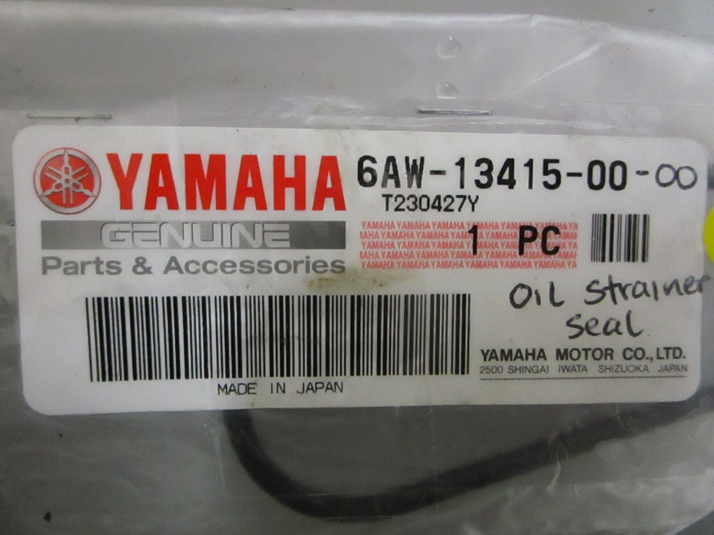 *NEW OEM* 0810 Yamaha Oil Strainer Seal 6AW-13415-00-00