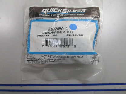 *NEW OEM* 0810 Mercury Quicksilver Ring/Washer Kit 818745A 1