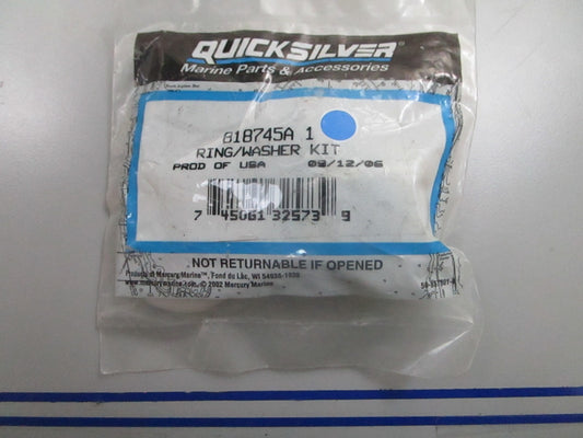*NEW OEM* 0810 Mercury Quicksilver Ring/Washer Kit 818745A 1