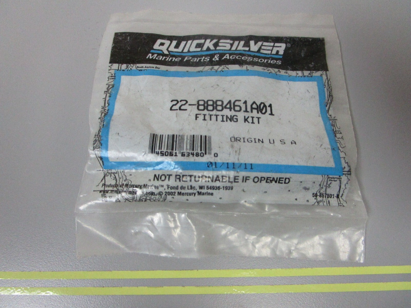 *NEW OEM* 0810 Mercury Quicksilver Fitting Kit 22-8887461A01