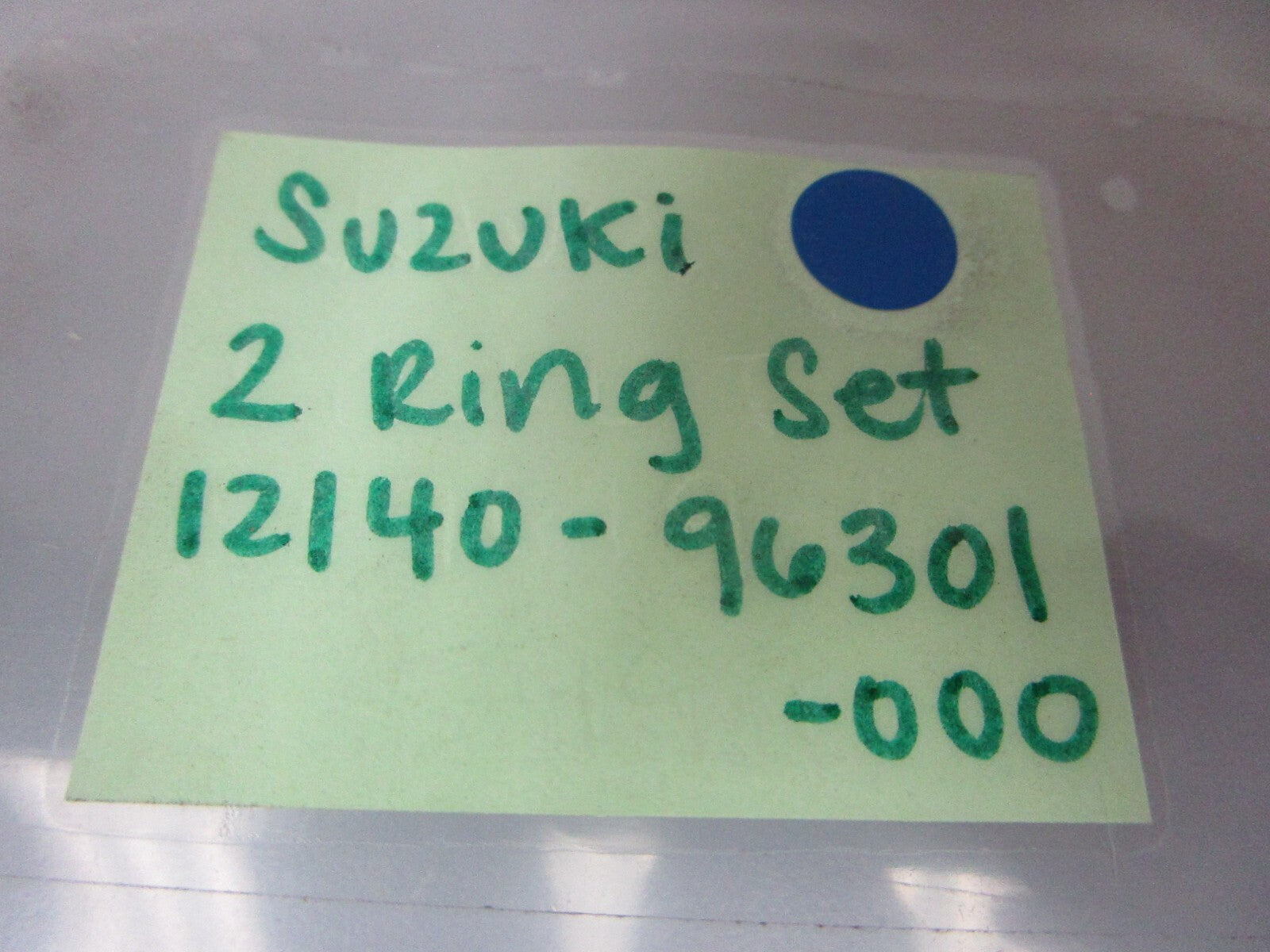 *NEW OEM* 0810 Suzuki 2 Ring Set 12140-96301-000