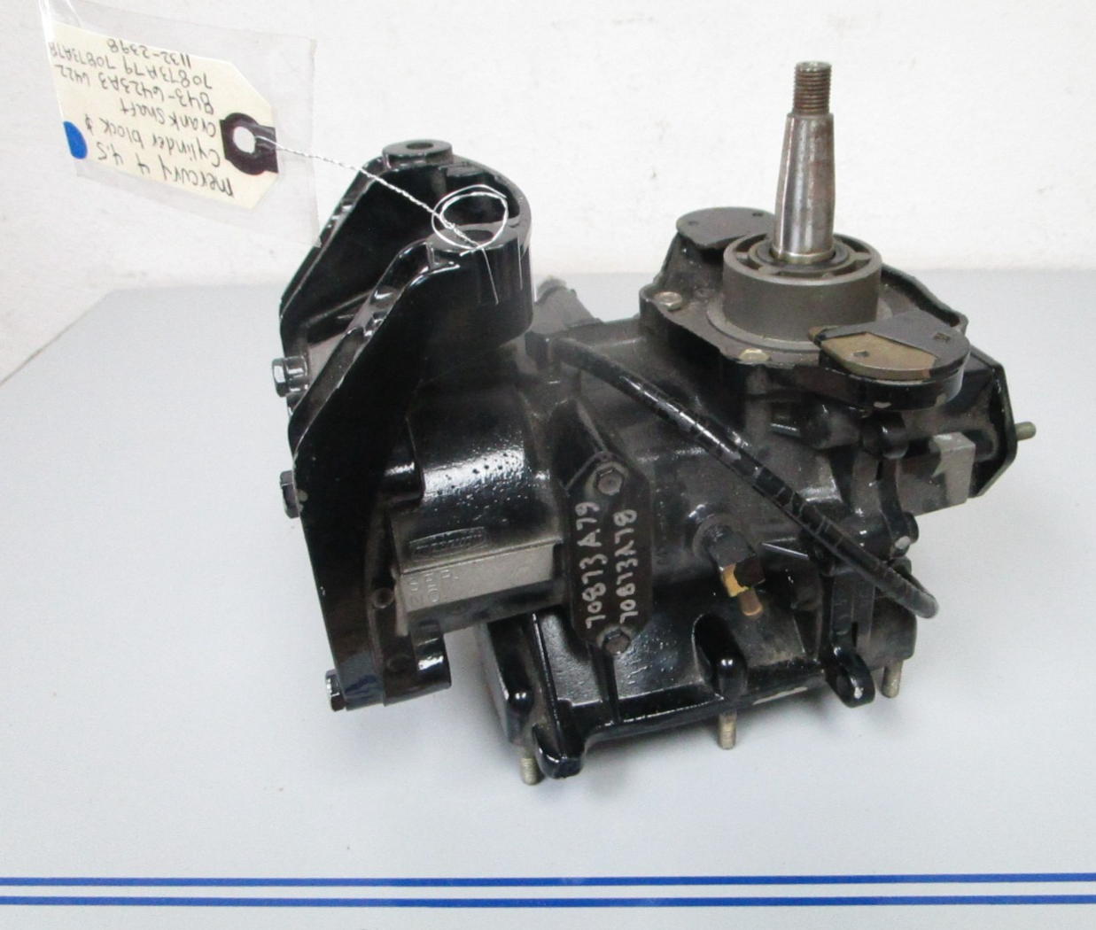 NEW OEM 849-6423A3 70873A79 Mercury 4 4.5 Cylinder Block & Crankshaft Ay 0720