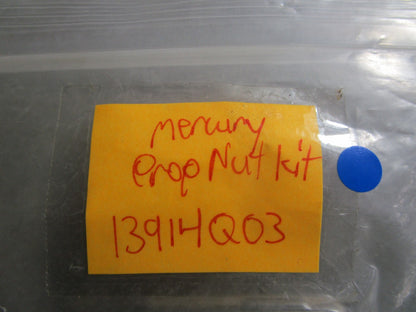 *NEW OEM* 0810 Mercury Quicksilver Prop Nut Kit 13914Q03