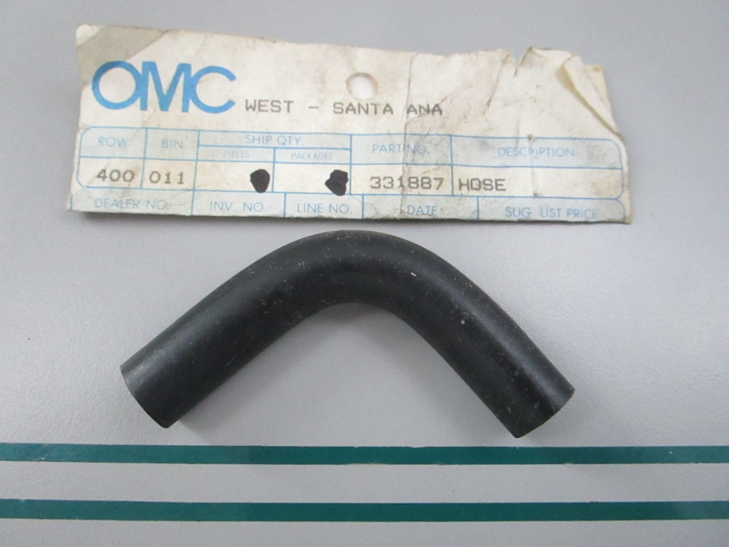 NEW OEM 331887 0331887 OMC Johnson Evinrude Hose 0810