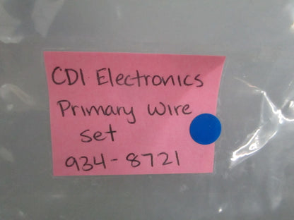 *NEW* 0820 CDI Electronics Primary Wire Set 934-8721