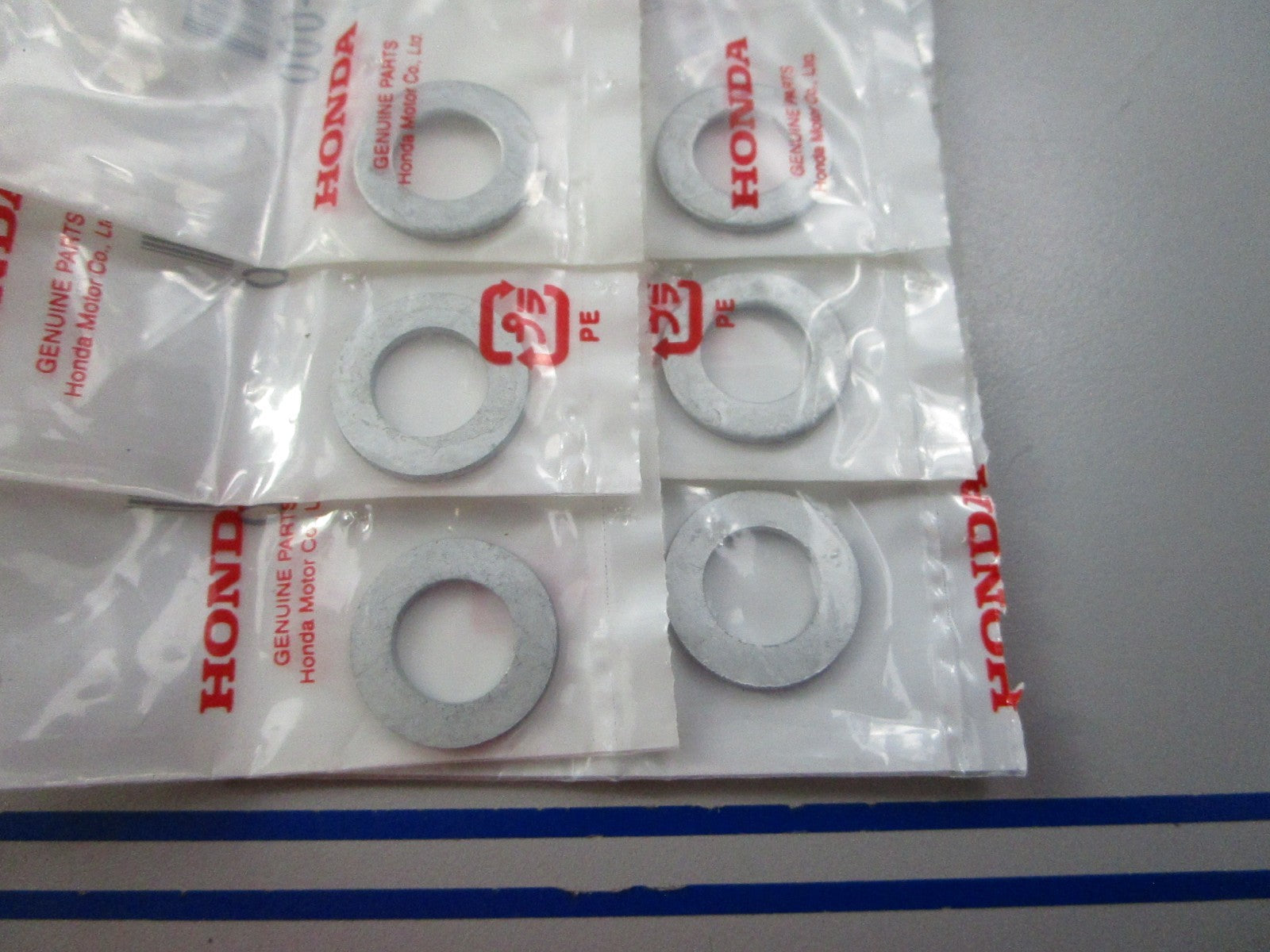 NEW OEM (LOT OF 6) 90559-ZV5-000 Honda Washer 0810