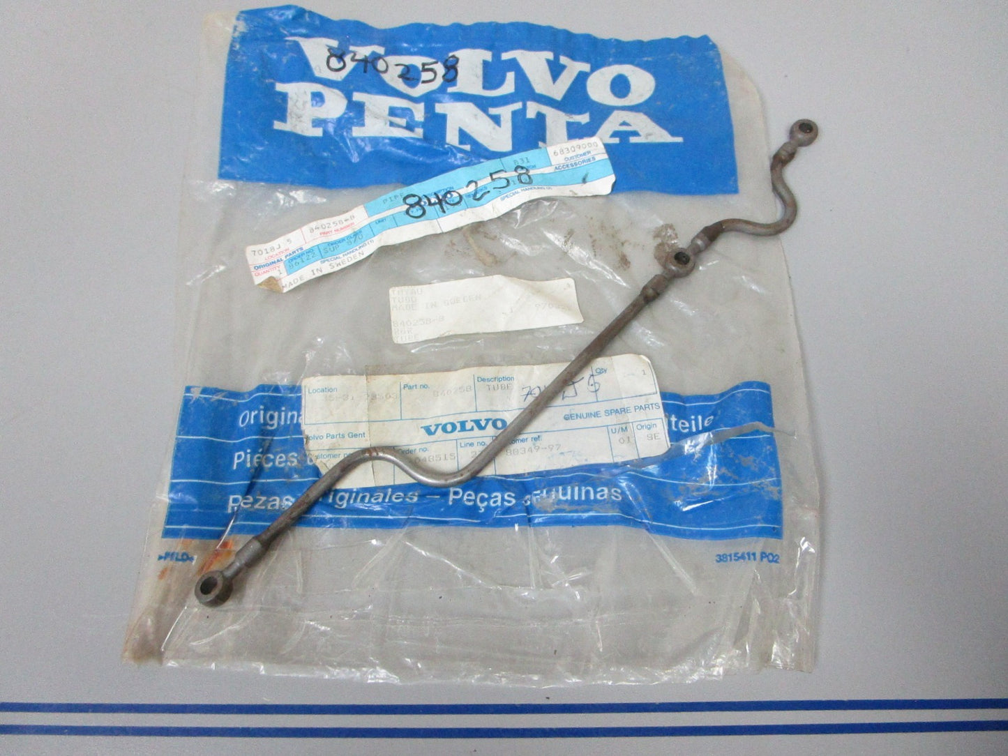 *NEW OEM* 0720 Volvo Penta Pipe 840258