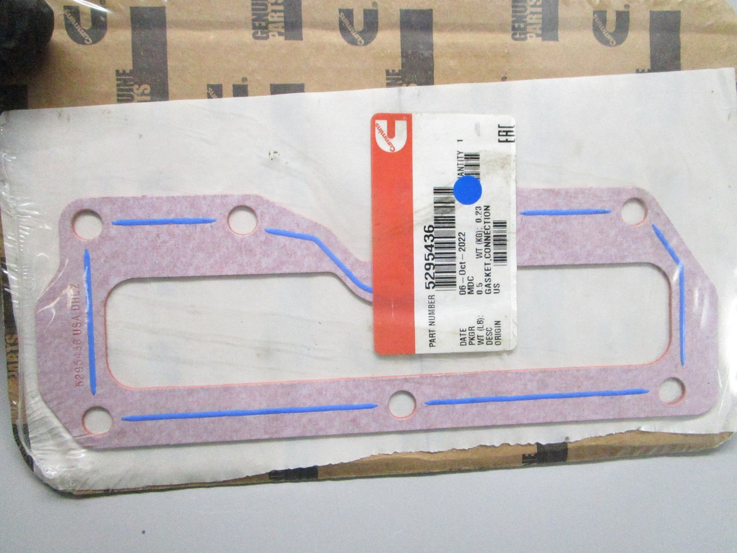 *NEW OEM* 0810 Cummins Connection Gasket 5295436