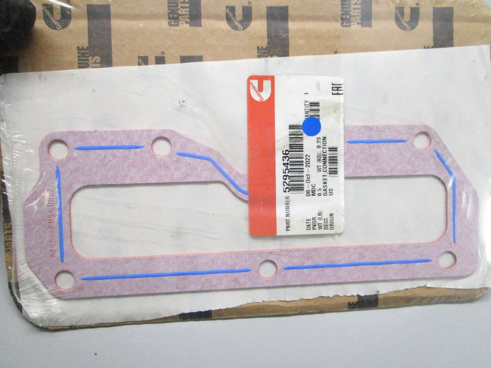 *NEW OEM* 0810 Cummins Connection Gasket 5295436