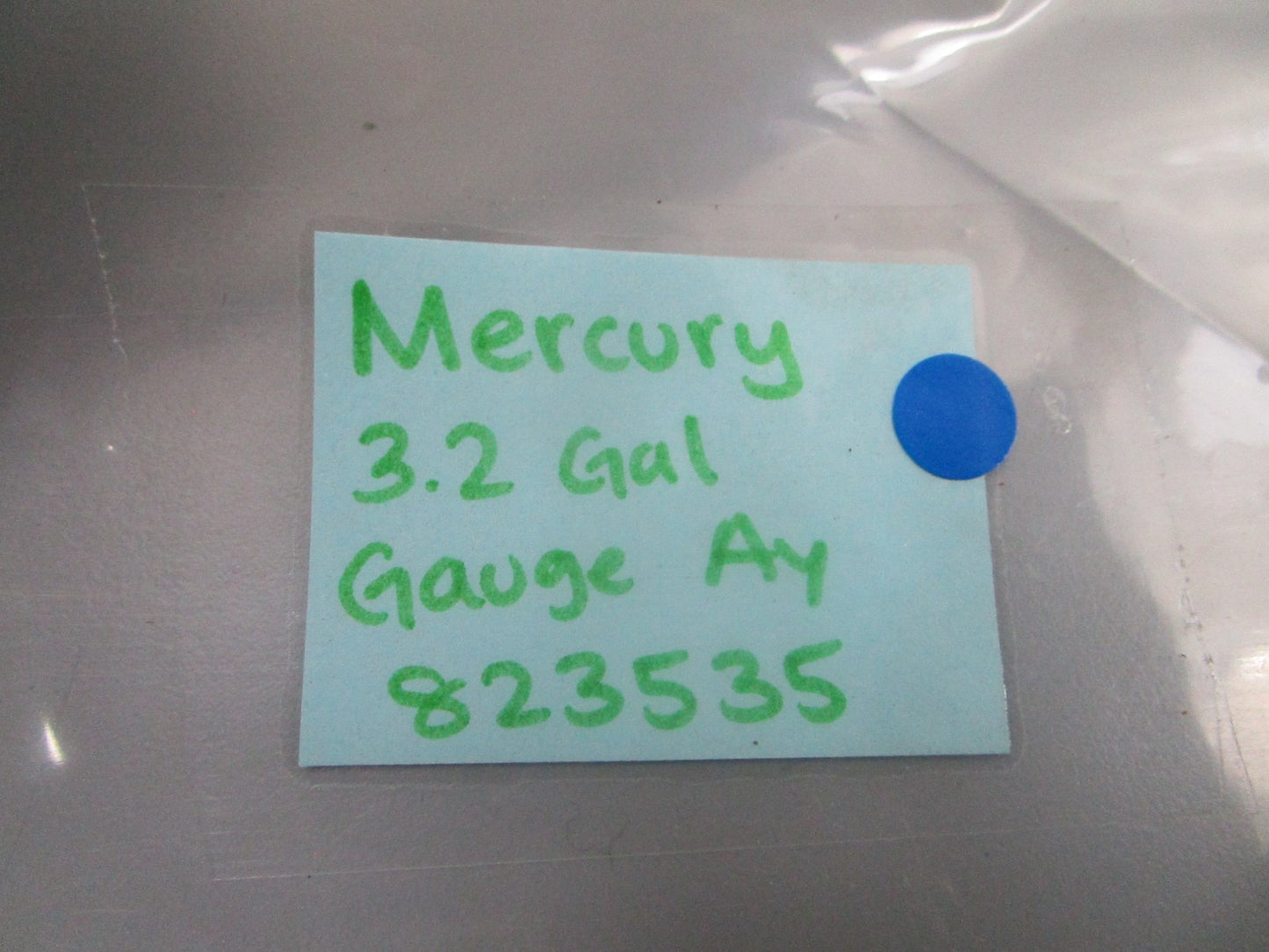 *NEW OEM* 0810 Mercury Quicksilver 3.2 Gal Gauge Assembly 823535