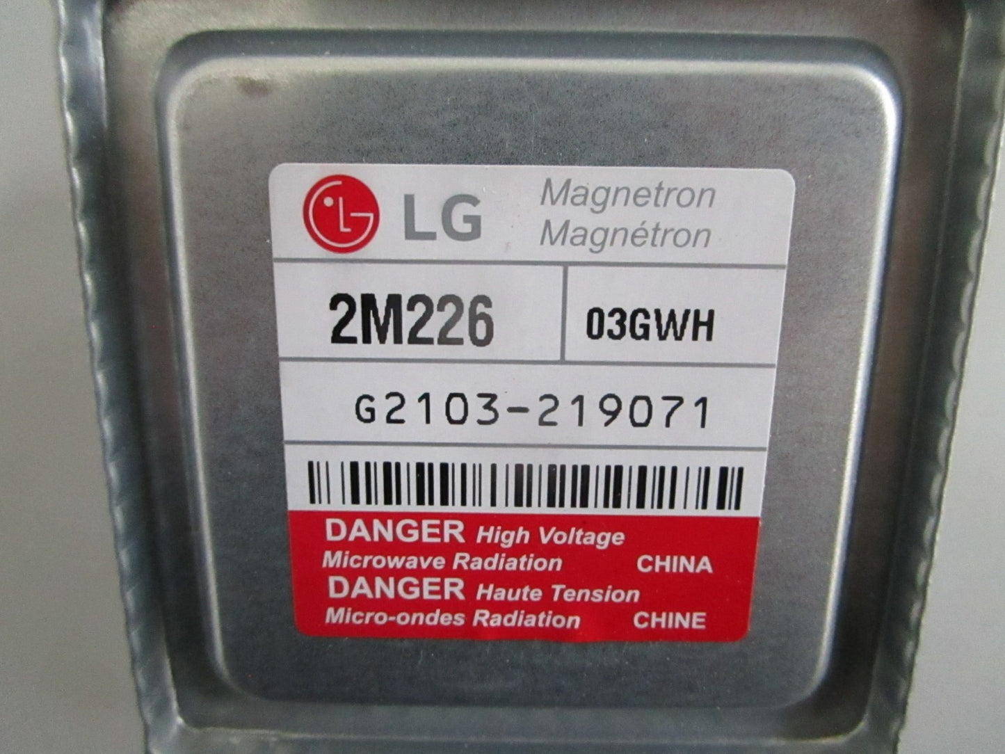 Whirlpool W10754299 NEW OEM Microwave Magnetron 2M226-03GWH Maytag Amana 0820