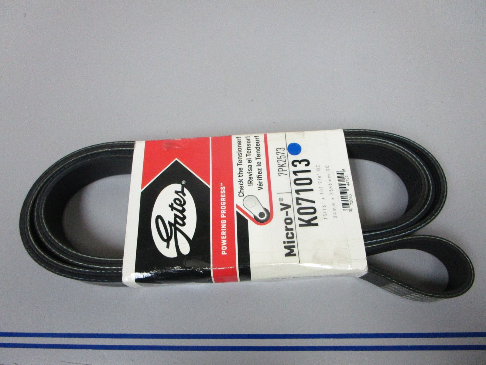 NEW K071013 Gates Micro-V 15/16" x 101 ⅞" Serpentine Belt 0720