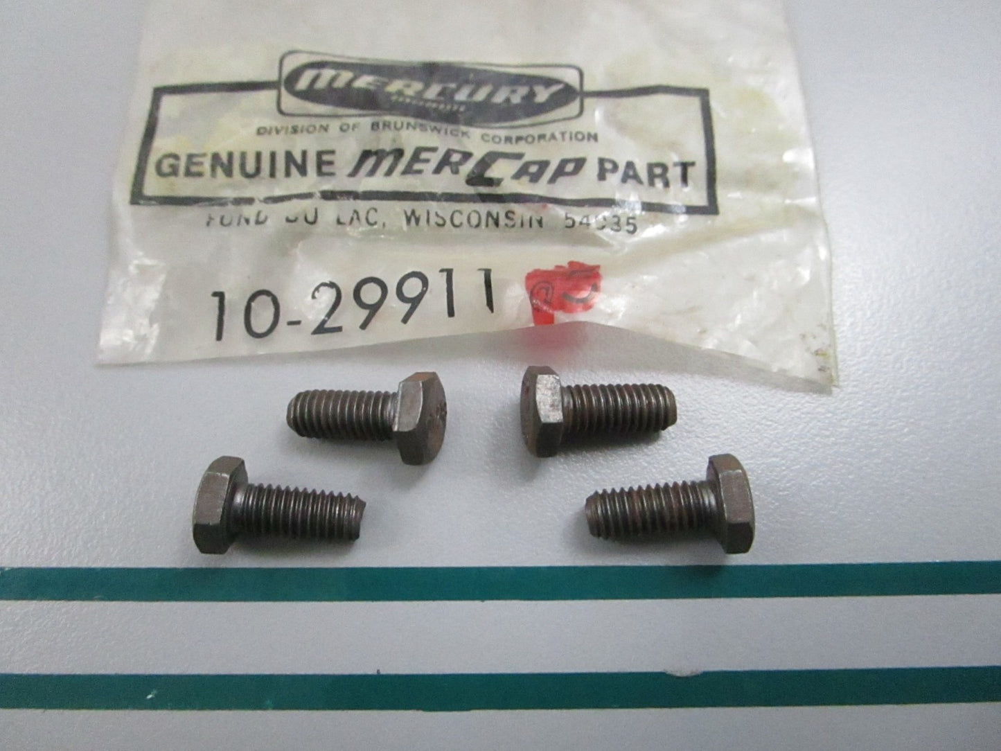 NEW OEM (LOT OF 4) 10-29911 Mercury Quicksilver Screw 0810