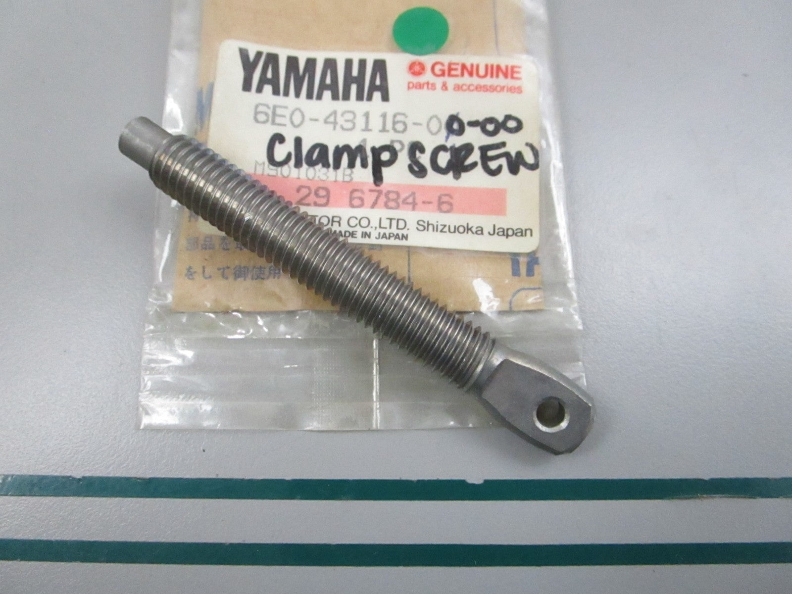 NEW OEM 6E0-43116-00-00 Yamaha Clamp Screw 0810