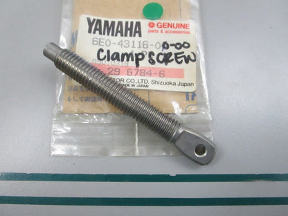 NEW OEM 6E0-43116-00-00 Yamaha Clamp Screw 0810