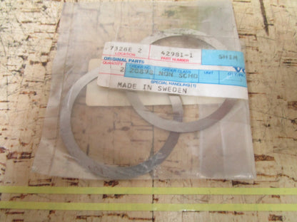 *NEW OEM* (LOT OF 2) 0810 Volvo Penta Shim 42981-1