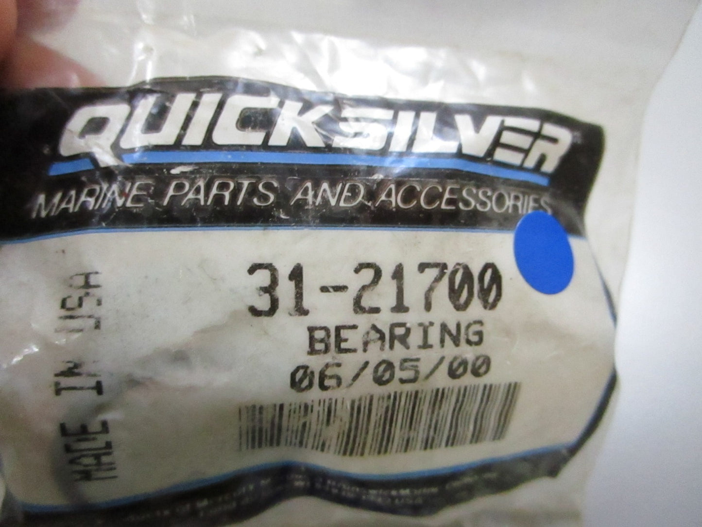 *NEW OEM* 0810 Mercury Quicksilver Bearing 31-21700