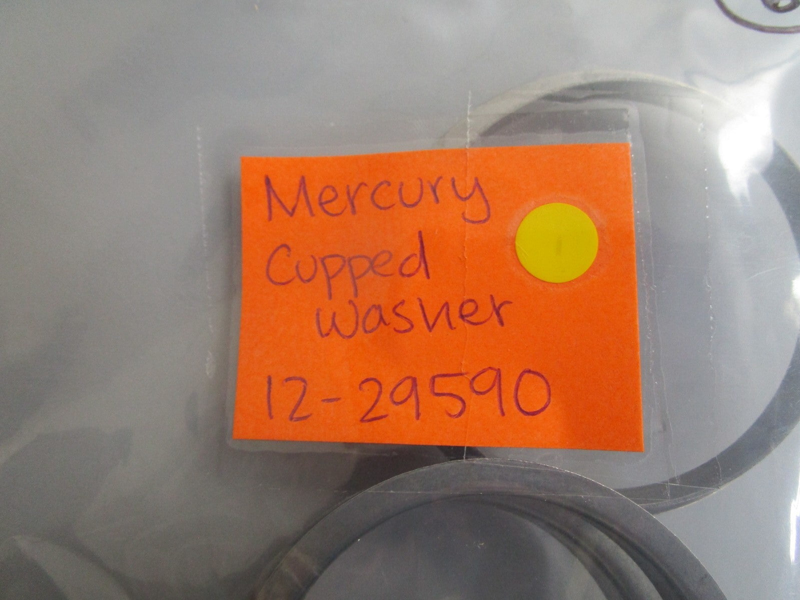 *NEW OEM* (LOT OF 3) 0810 Mercury Quicksilver Cupped Washer 12-29590