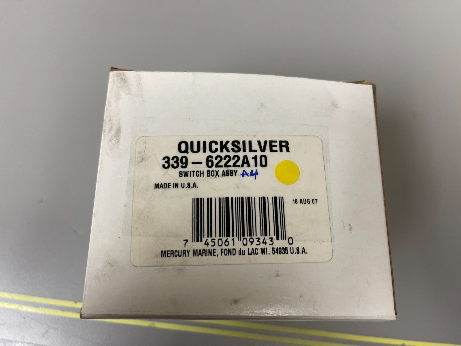 *NEW OEM* 0720 Mercury Quicksilver Switch Box Assembly 339-6222A10 6222A4