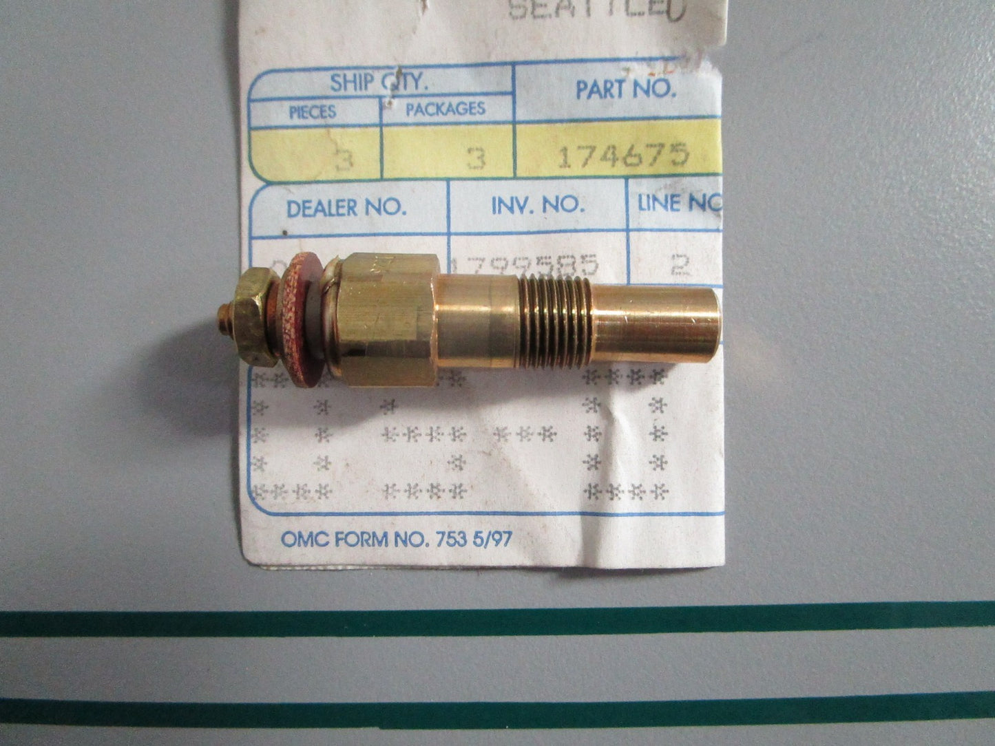 NEW OEM 174678 0174678 OMC Johnson Evinrude Sending Unit 0820