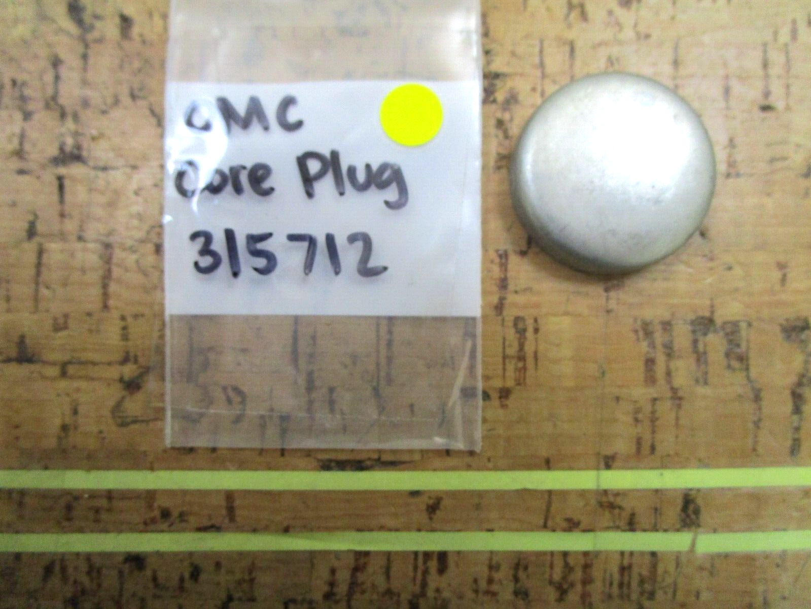 *NEW OEM* 0750 OMC Johnson Evinrude CORE PLUG 315712 0315712