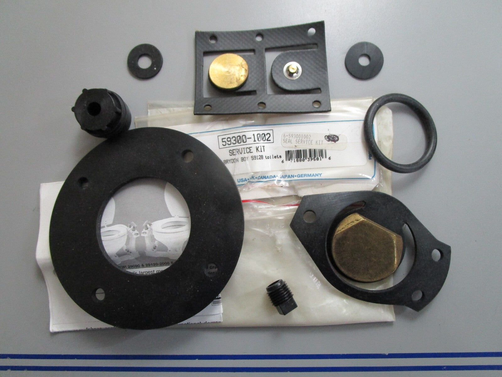 *NEW OEM* 0820 Jabsco Seal & Gasket Repair Kit 59300-1002