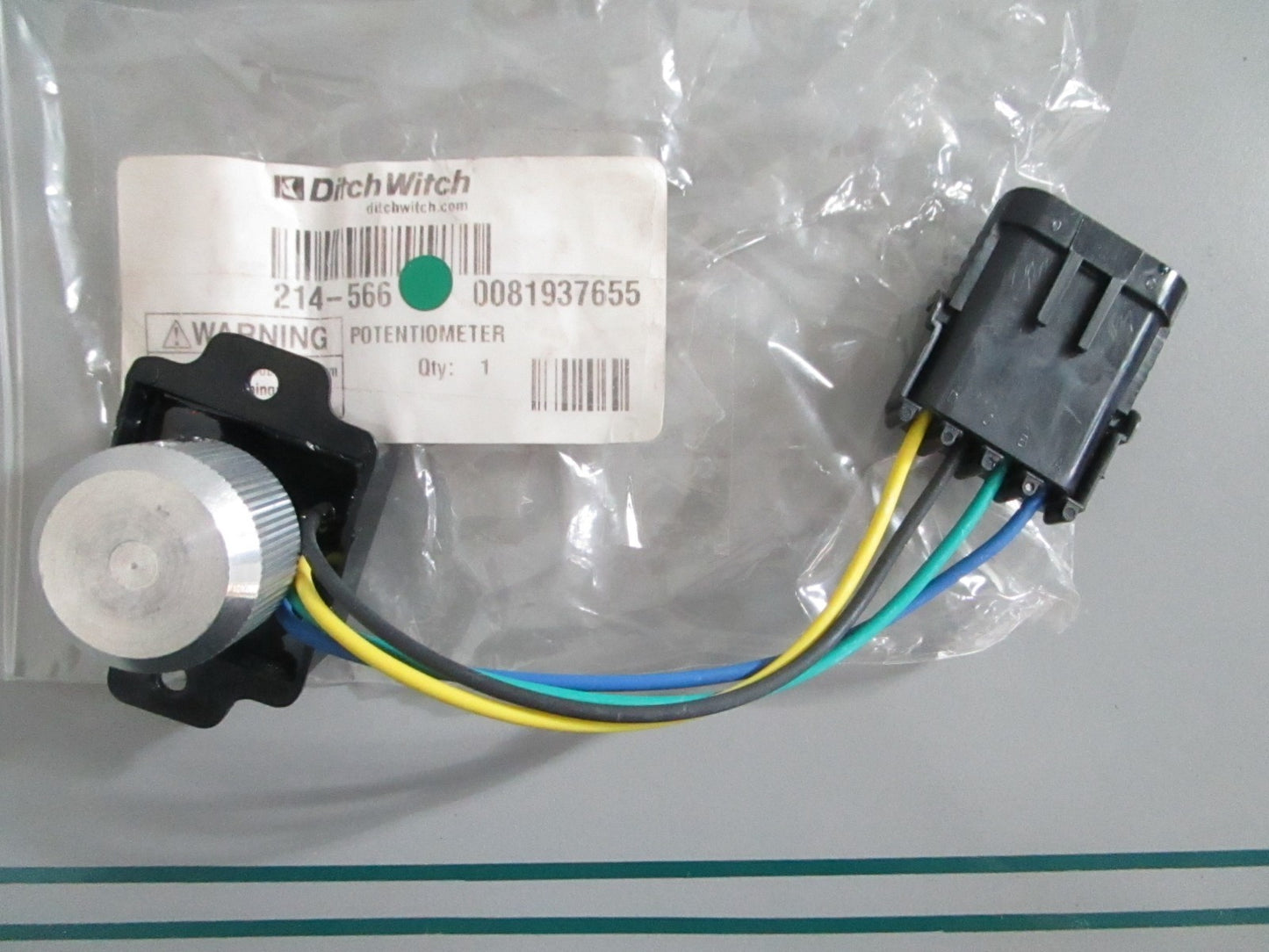 NEW OEM 214-566 Ditch Witch Potentiometer 0820