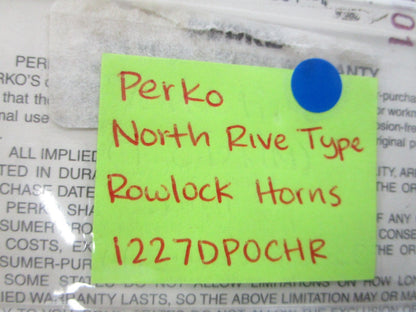NEW OEM 1227DP0CHR Perko North Rive Type Rowlock Horns 0810
