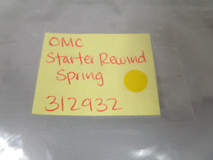 *NEW OEM* 0810 OMC Johnson Evinrude Starter Rewind Spring 312932 0312932