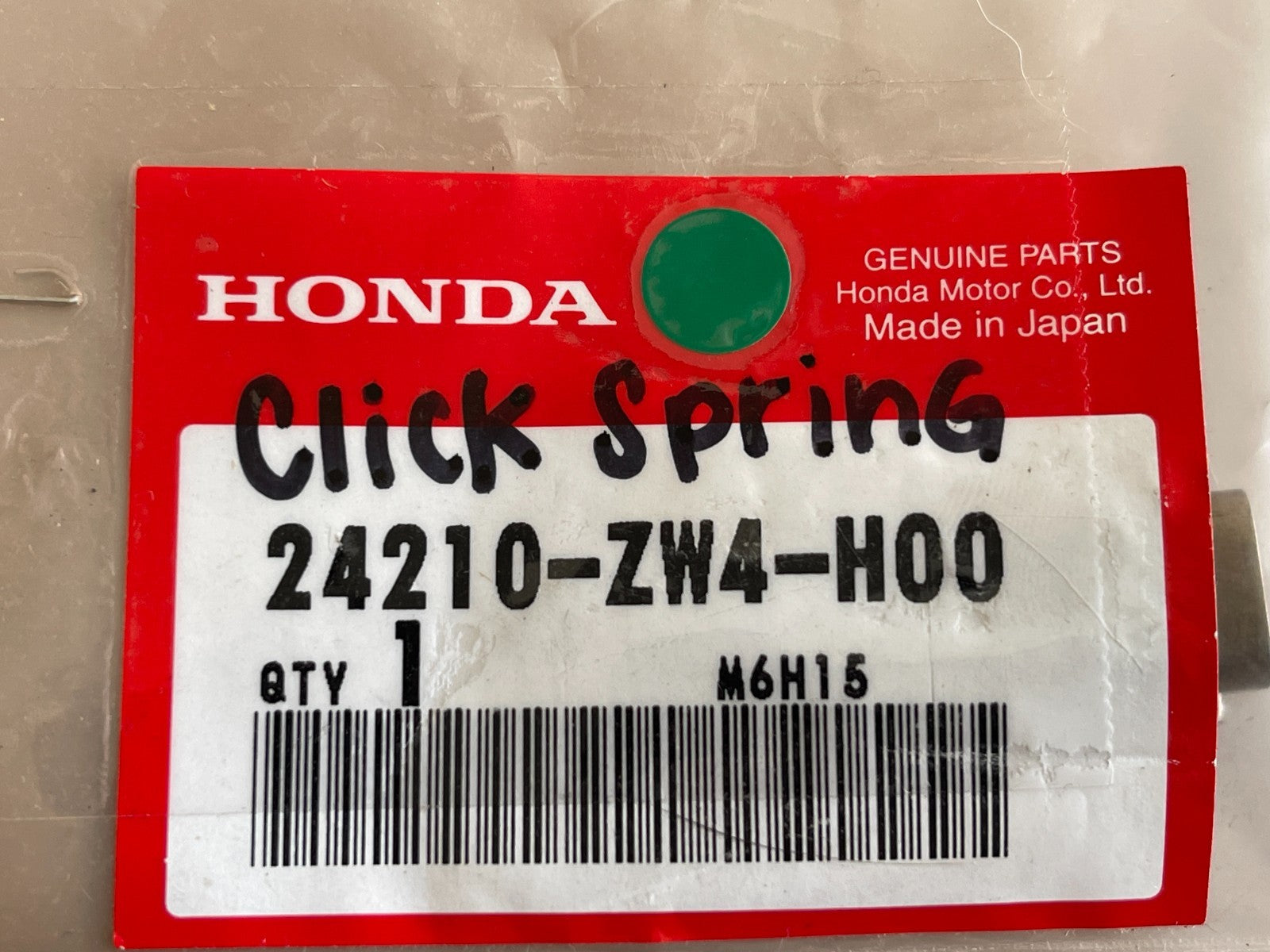 NEW OEM 24210-ZW4-H00 Honda Click Spring 0810
