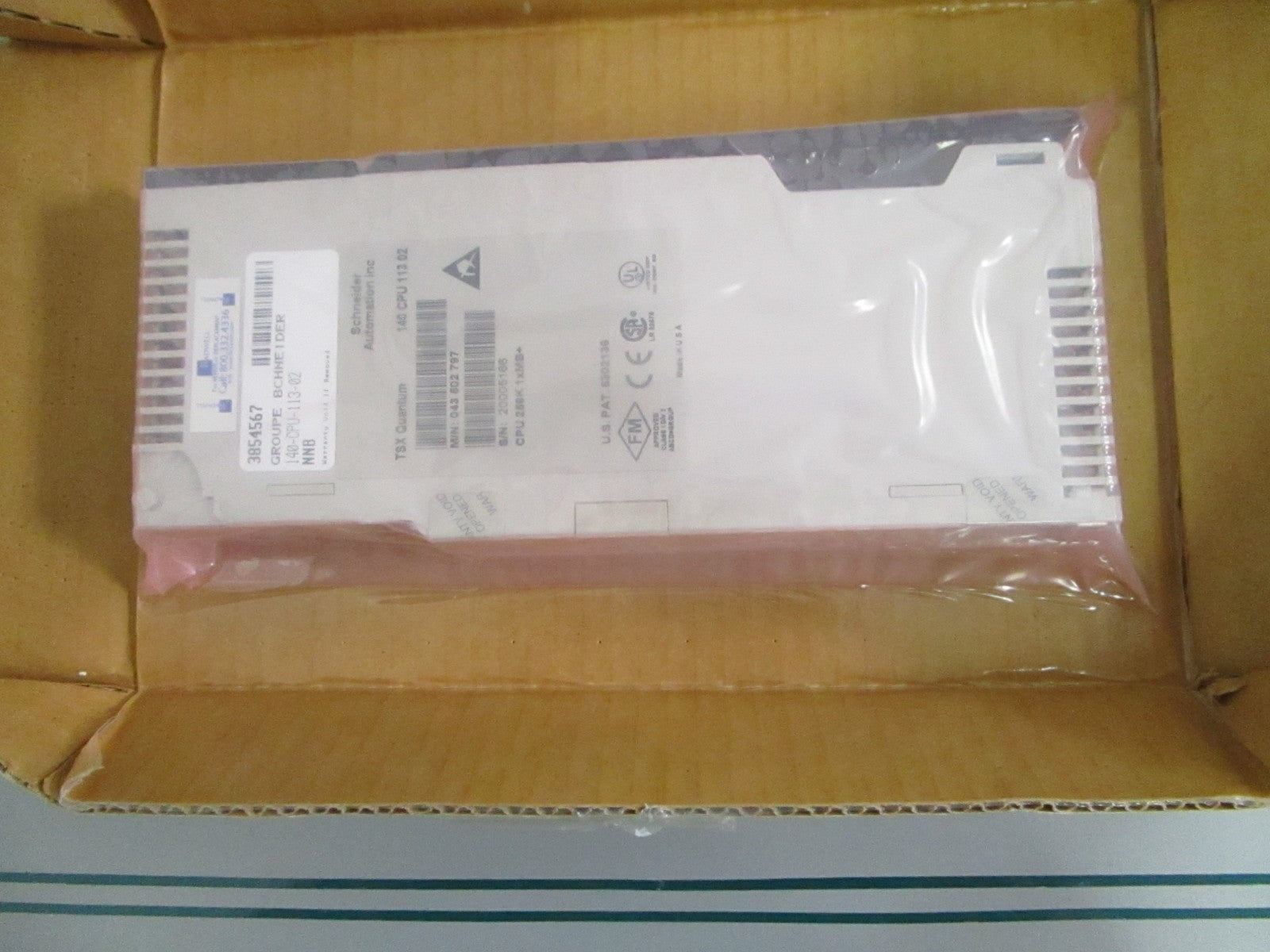 Schneider 140CPU11302 Modicon Quantum CPU Processor 80186 20MHz NEW OEM 0820