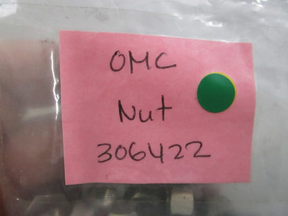 NEW OEM (LOT OF 4) 306422 0306422 OMC Johnson Evinrude Nut 0810