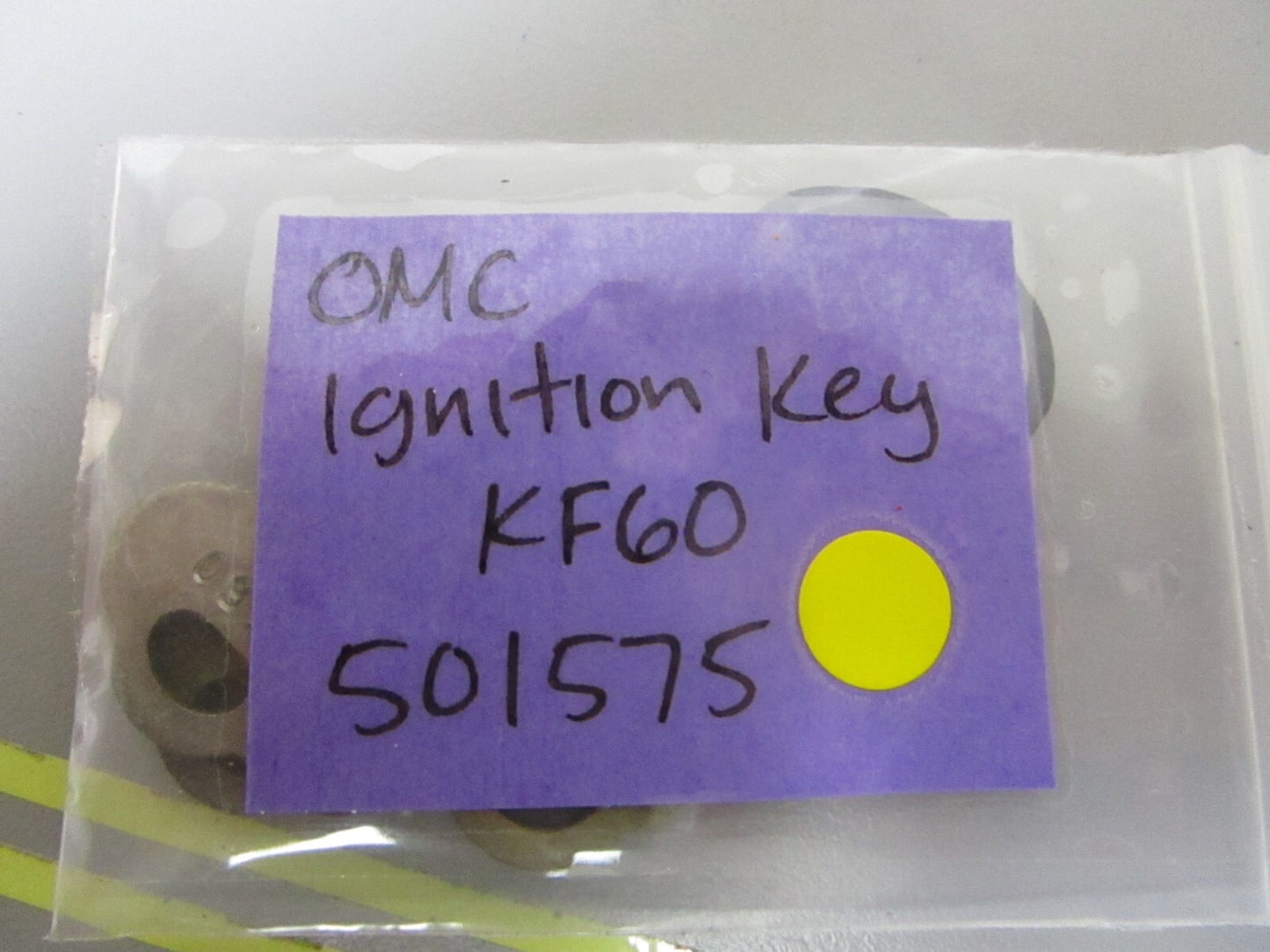 *NEW OEM* 0810 OMC Johnson Evinrude Ignition Key KF60 501575 0501575