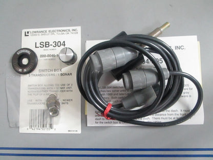 NEW OEM LSB-304 000-0046-14 Lowrance Transducer & Sonar Kit 0820