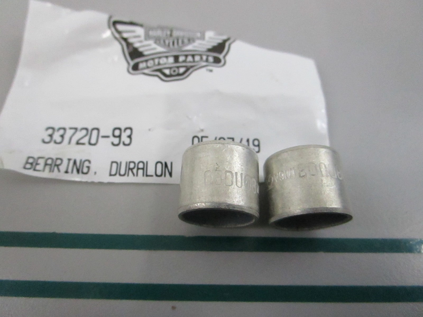 NEW OEM (LOT OF 2) 33720-93 Harley Davidson Duralon Bearing 0810