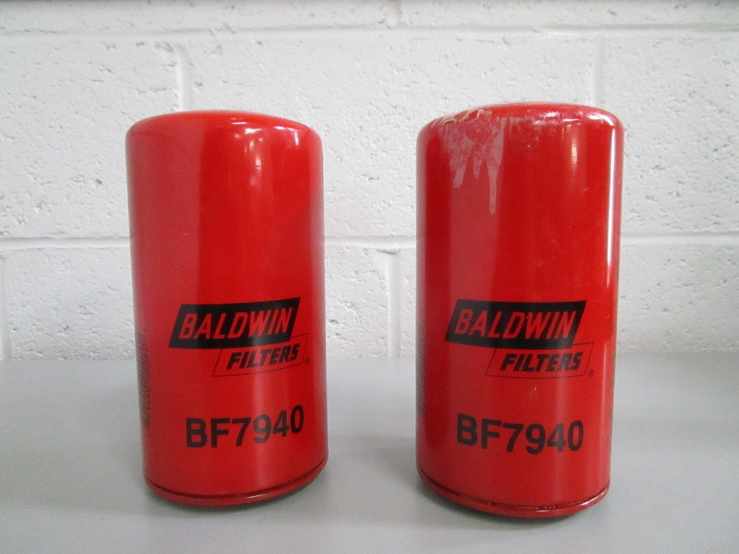 NEW (LOT OF 2) BF7940 Baldwin Fuel Filter Rep: 33966 Wix FF5632 Fleetguard 0820