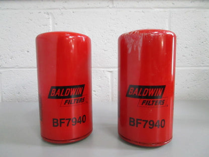 NEW (LOT OF 2) BF7940 Baldwin Fuel Filter Rep: 33966 Wix FF5632 Fleetguard 0820