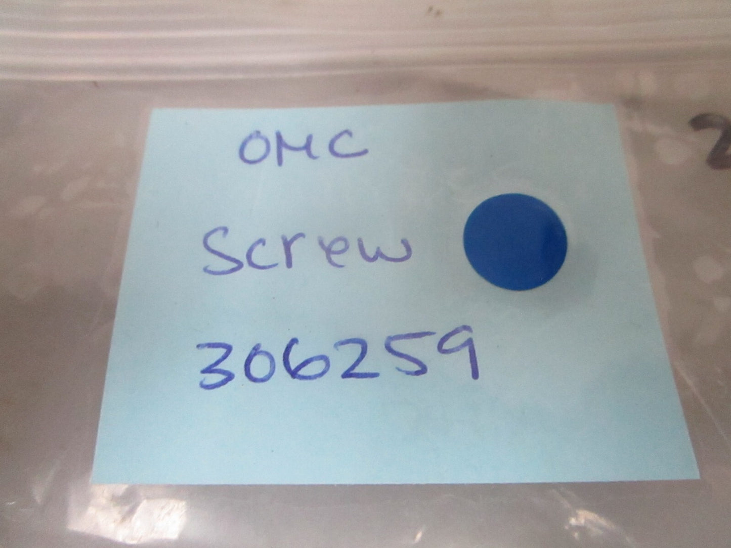 *NEW OEM* (LOT OF 5) 0810 OMC Johnson Evinrude Screw 306259 0306259